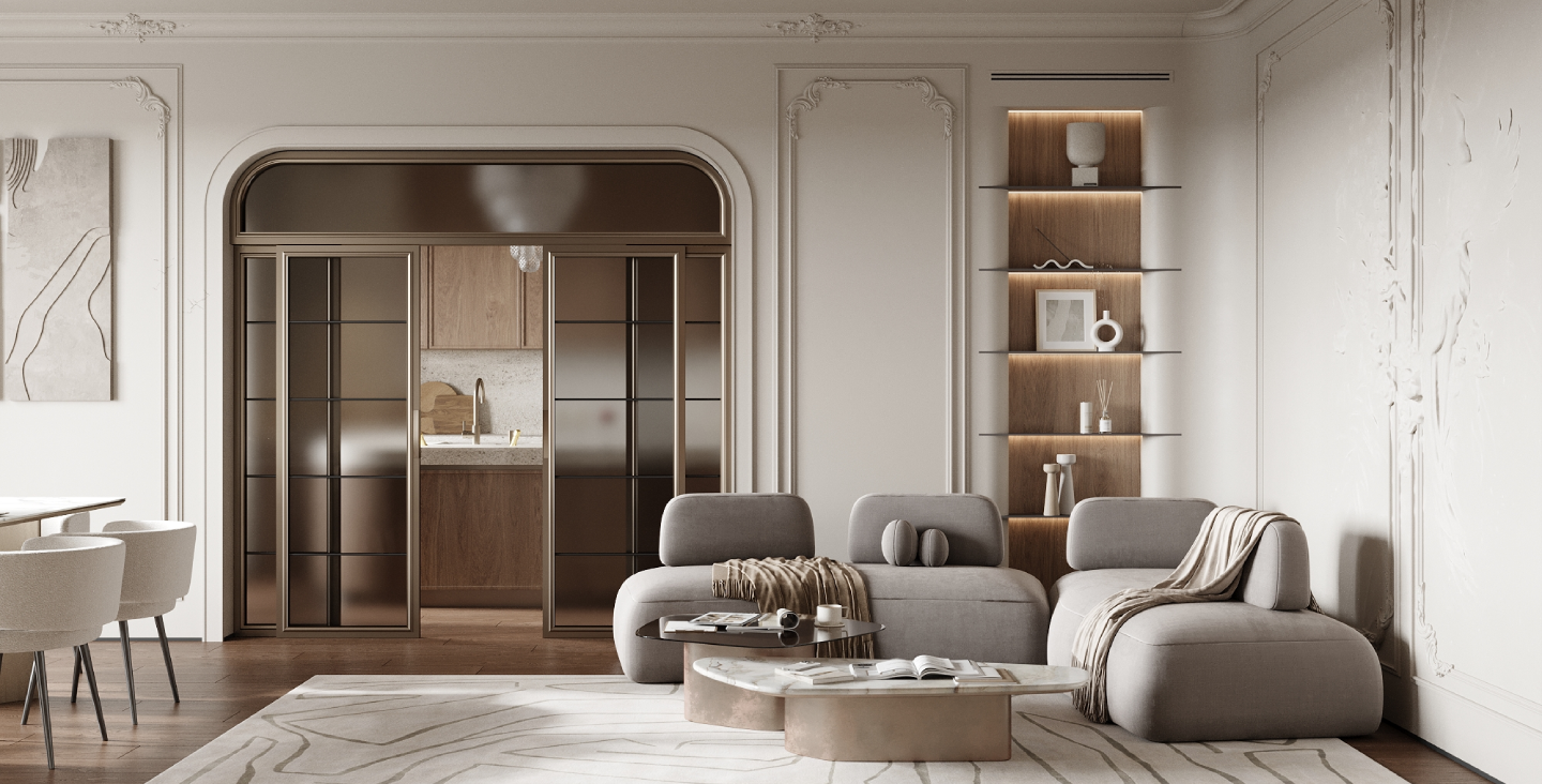 Soft Luxe Contemporary Residence